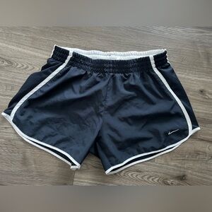 Nike Navy and White Athletic Shorts